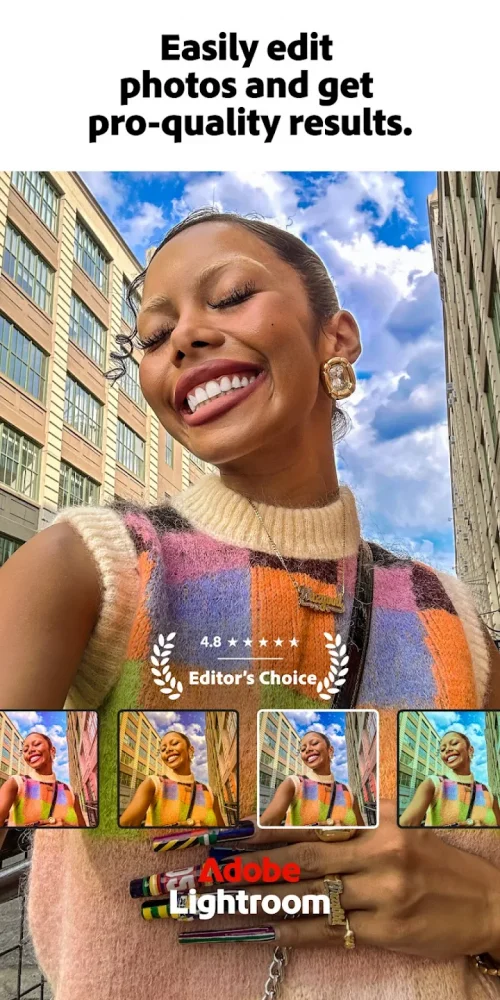 Lightroom Photo & Video Editor v11.1.2 MOD APK (Premium Unlocked, Premium Preset, fitur Selective & Healing aktif)